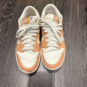 Nike dunk orange. Women’s 8.5. Worn a good amount of times